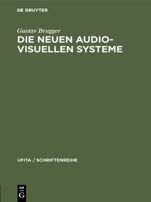 cover image of Die neuen audio-visuellen Systeme